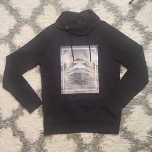 H&M wave cowlneck sweatshirt
